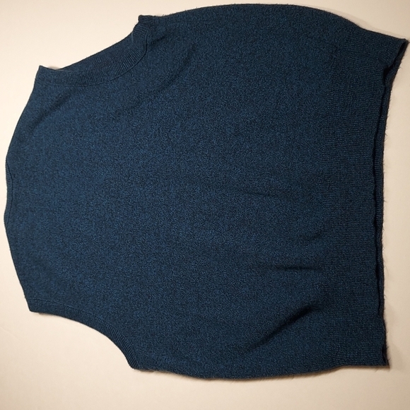 Vintage JANTZEN Navy Blue Acrylic Sweater Vest Size M Made in USA VTG - Picture 5 of 5